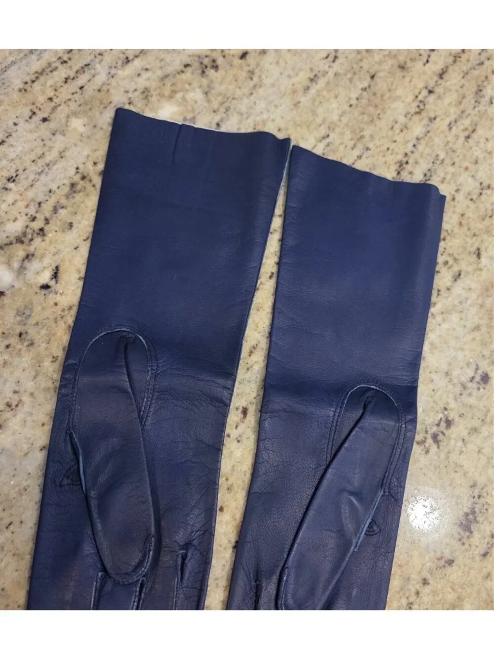 New! Vintage Women's Size XS 6.5 Blue Kid Leather Formal 12
